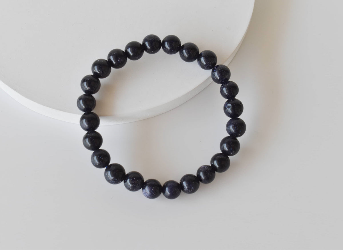 Blue Sandstone Bracelet (Inspiration and Trust)  DestGlow