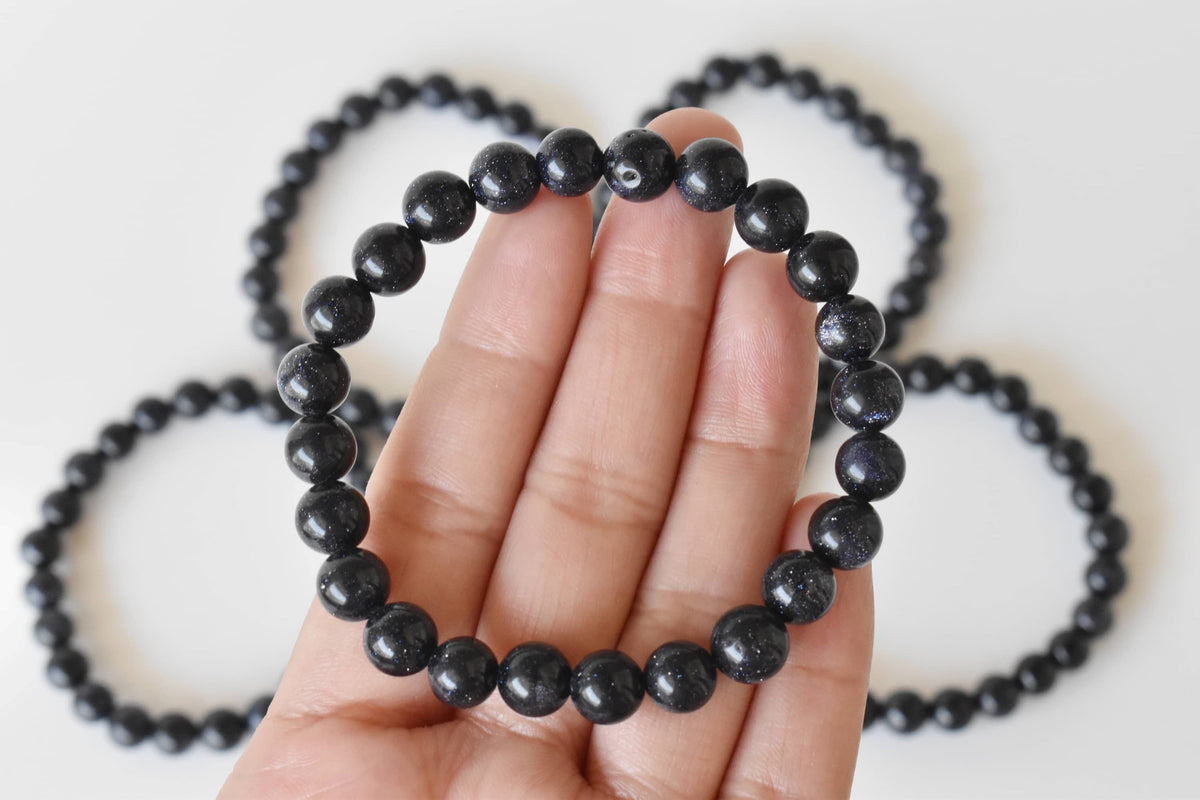 Blue Sandstone Bracelet (Inspiration and Trust)  DestGlow