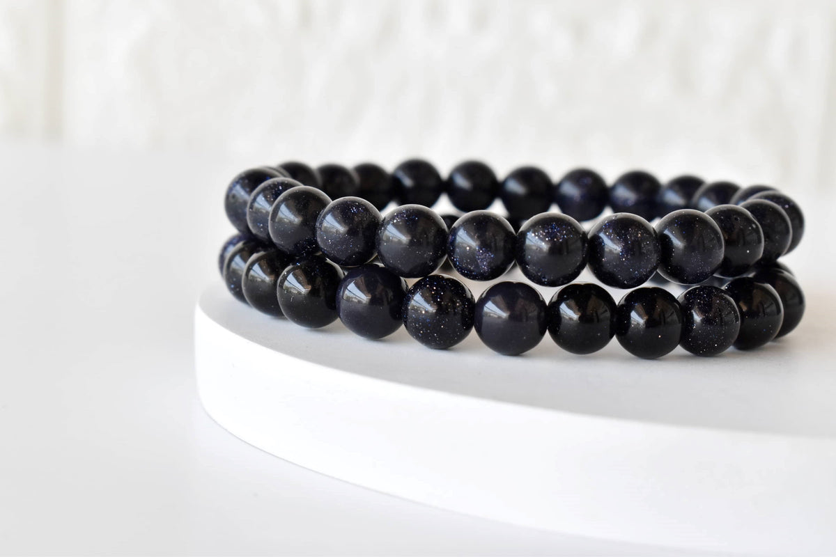 Blue Sandstone Bracelet (Inspiration and Trust)  DestGlow