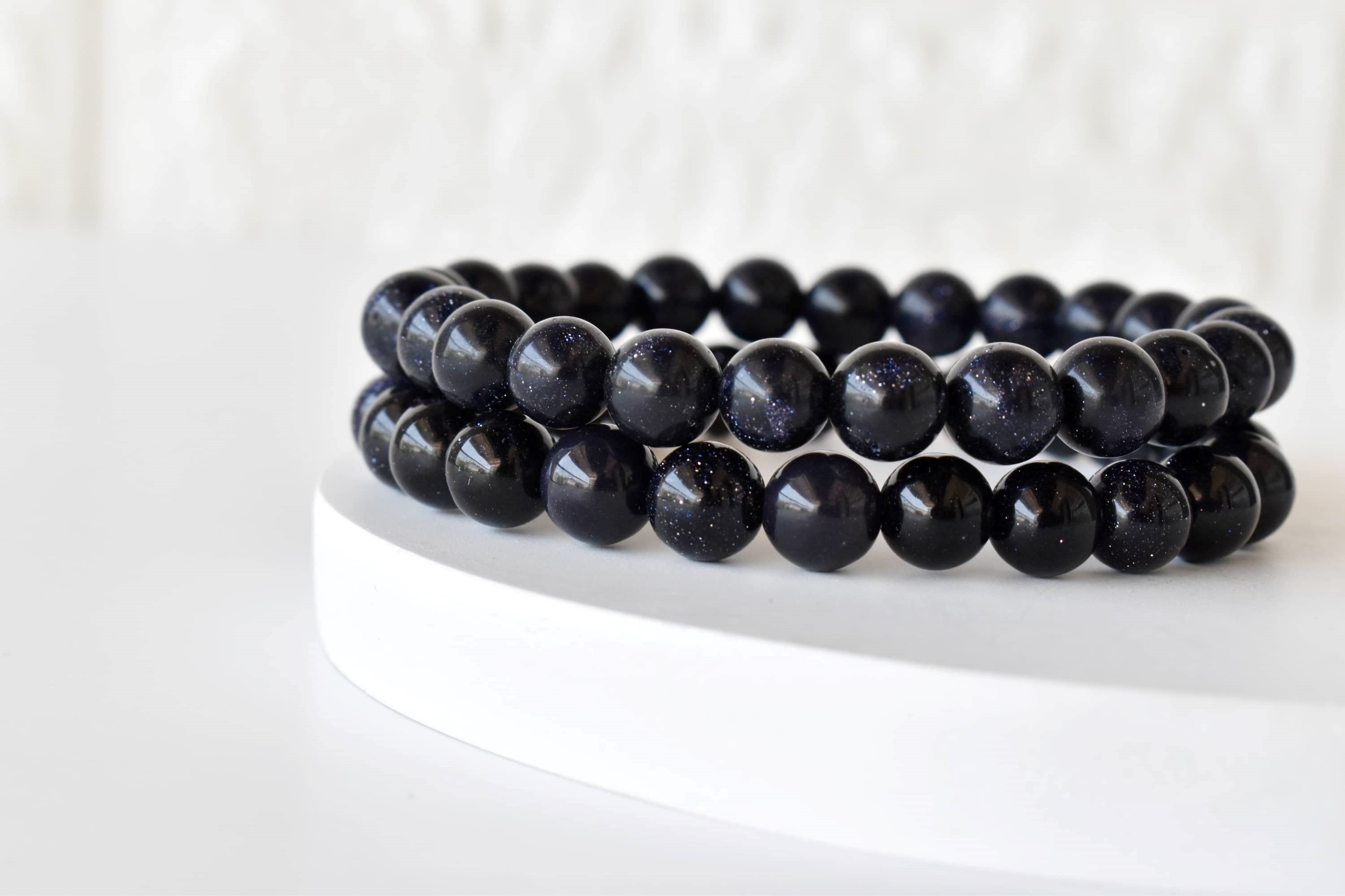 Blue Sandstone Bracelet (Inspiration and Trust)  DestGlow
