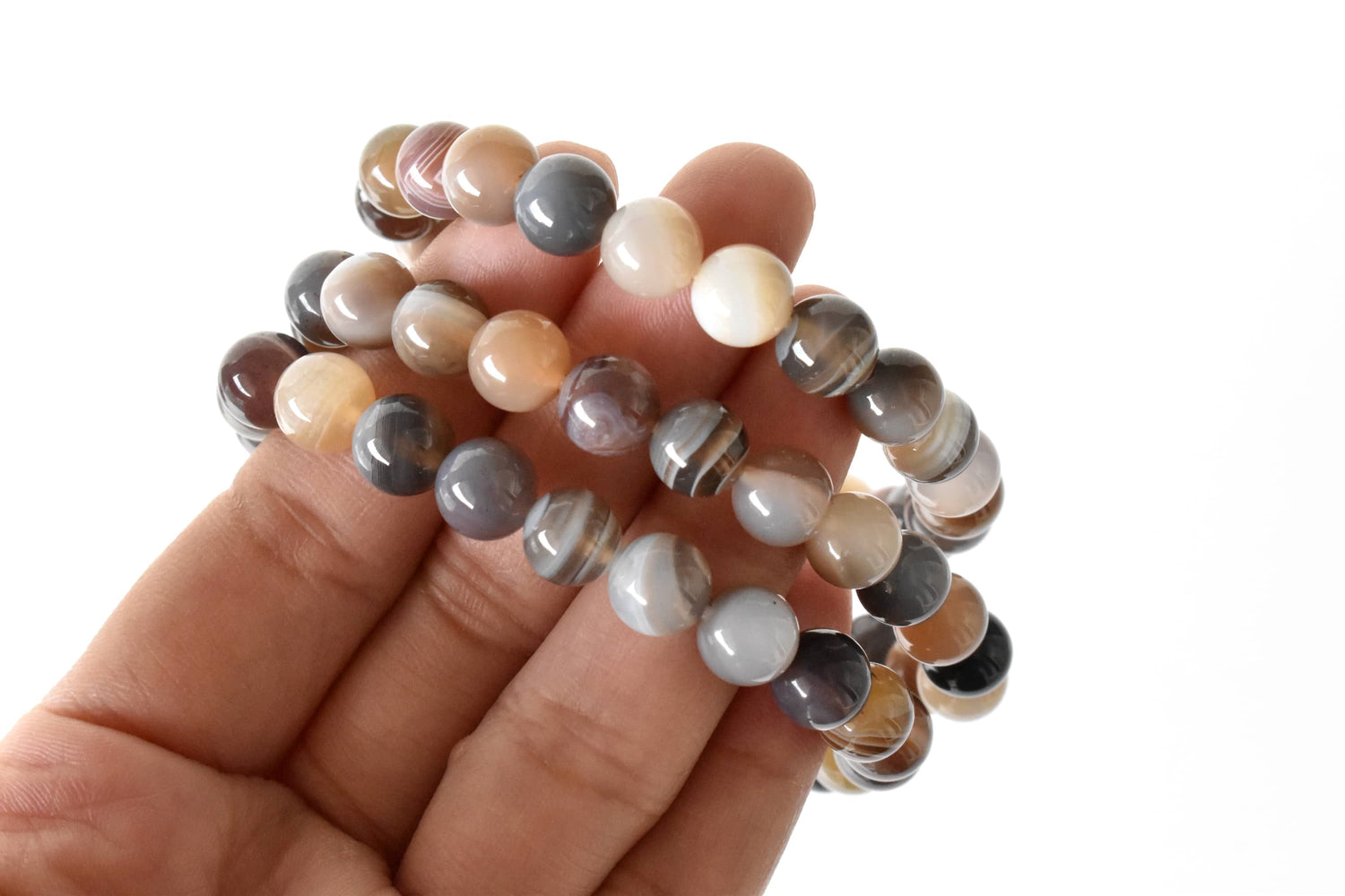 Botswana Agate Bracelet (Alignment With The Higher Self and Inspiration)  DestGlow