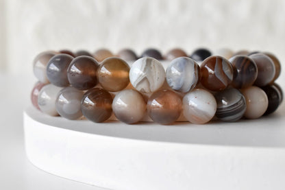 Botswana Agate Bracelet (Alignment With The Higher Self and Inspiration)  DestGlow