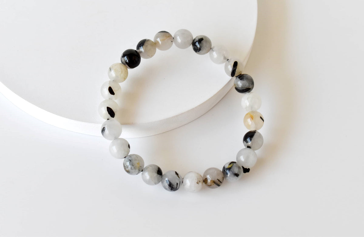 Black Rutile Bracelet (Trauma and Depression)  DestGlow
