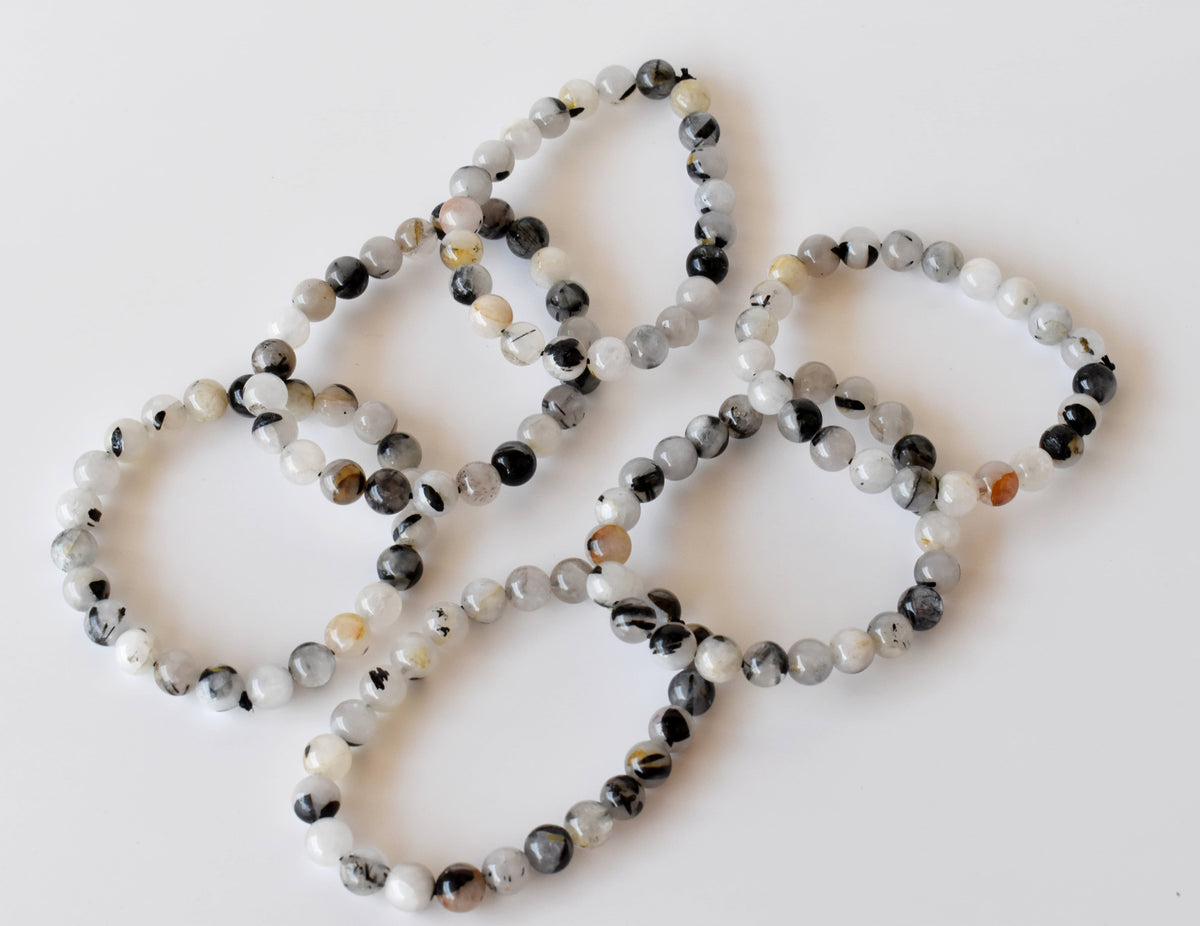 Black Rutile Bracelet (Trauma and Depression)  DestGlow