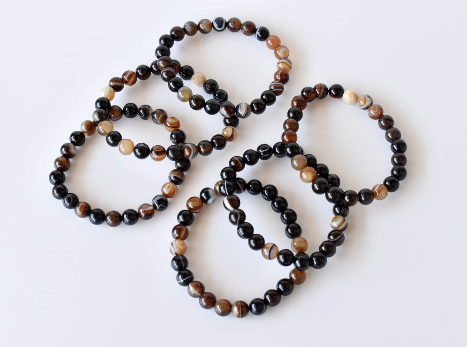 Black Sulemani Agate Bracelet (Luck And Good Fortune)  DestGlow