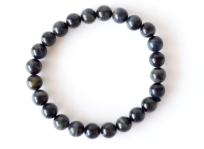 Blue Tiger Eye Bracelet (Generosity and Dreams)  DestGlow