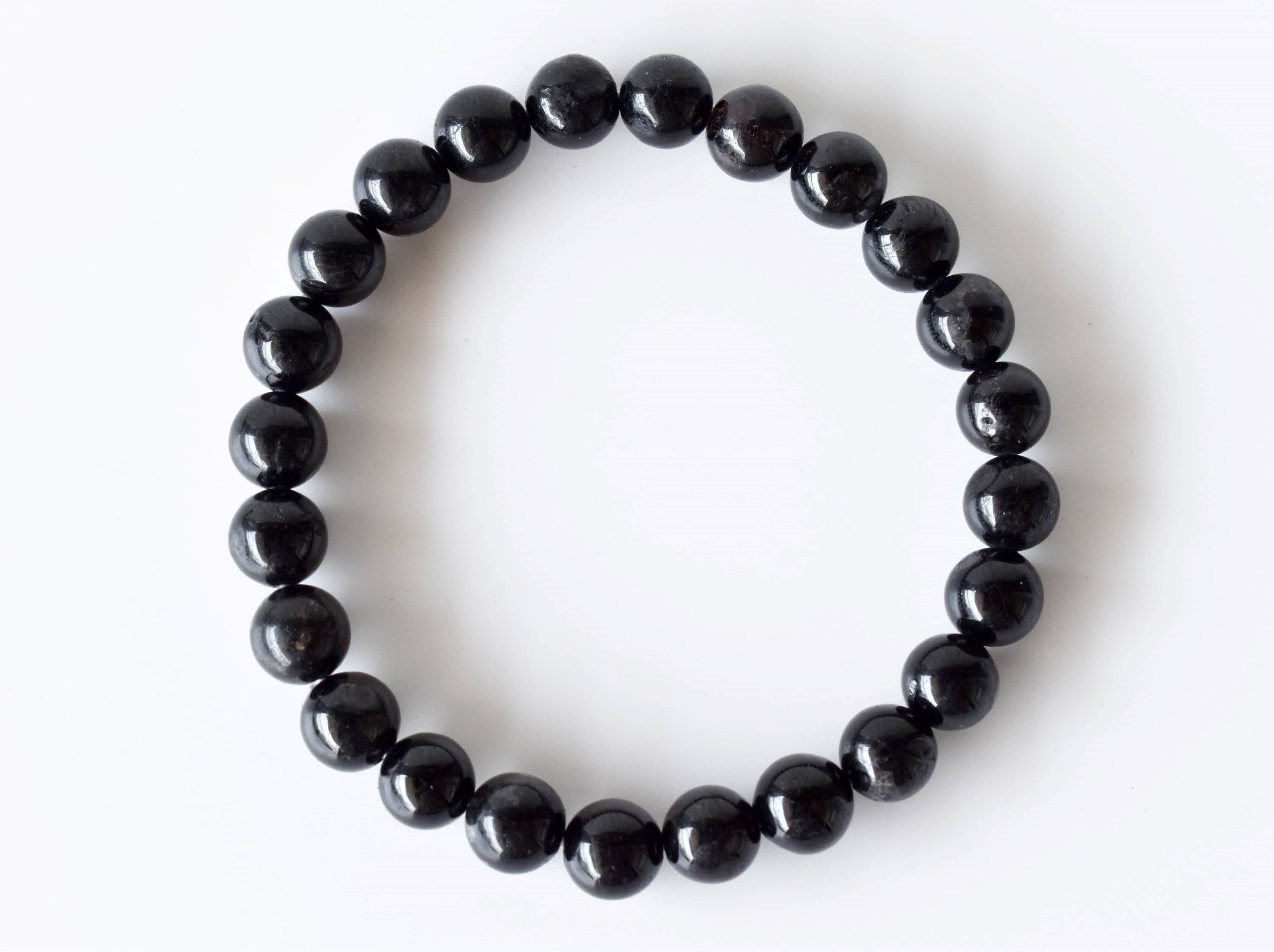 Black Tourmaline Bracelet(Resolution and Strength)  DestGlow