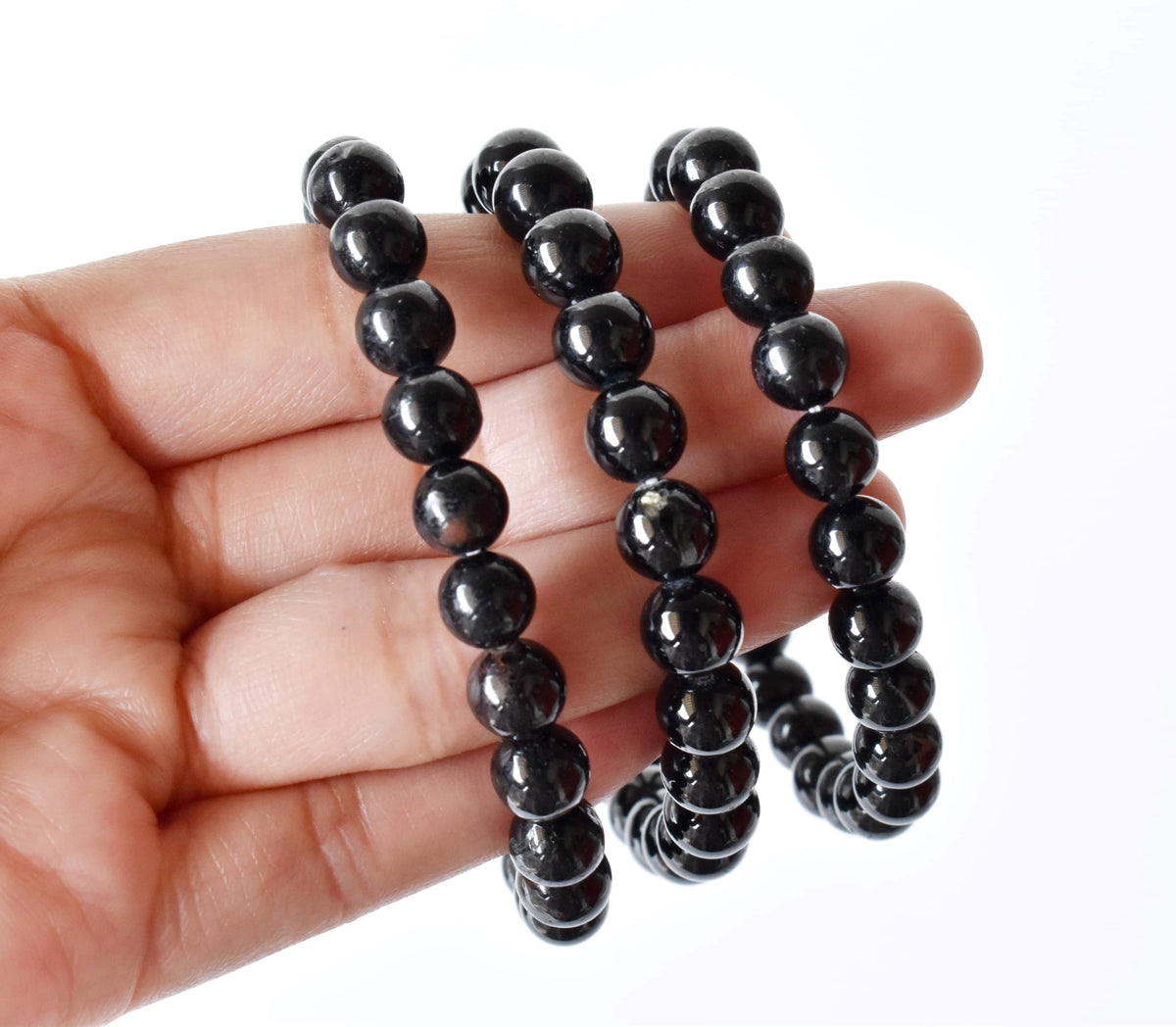 Black Tourmaline Bracelet(Resolution and Strength)  DestGlow