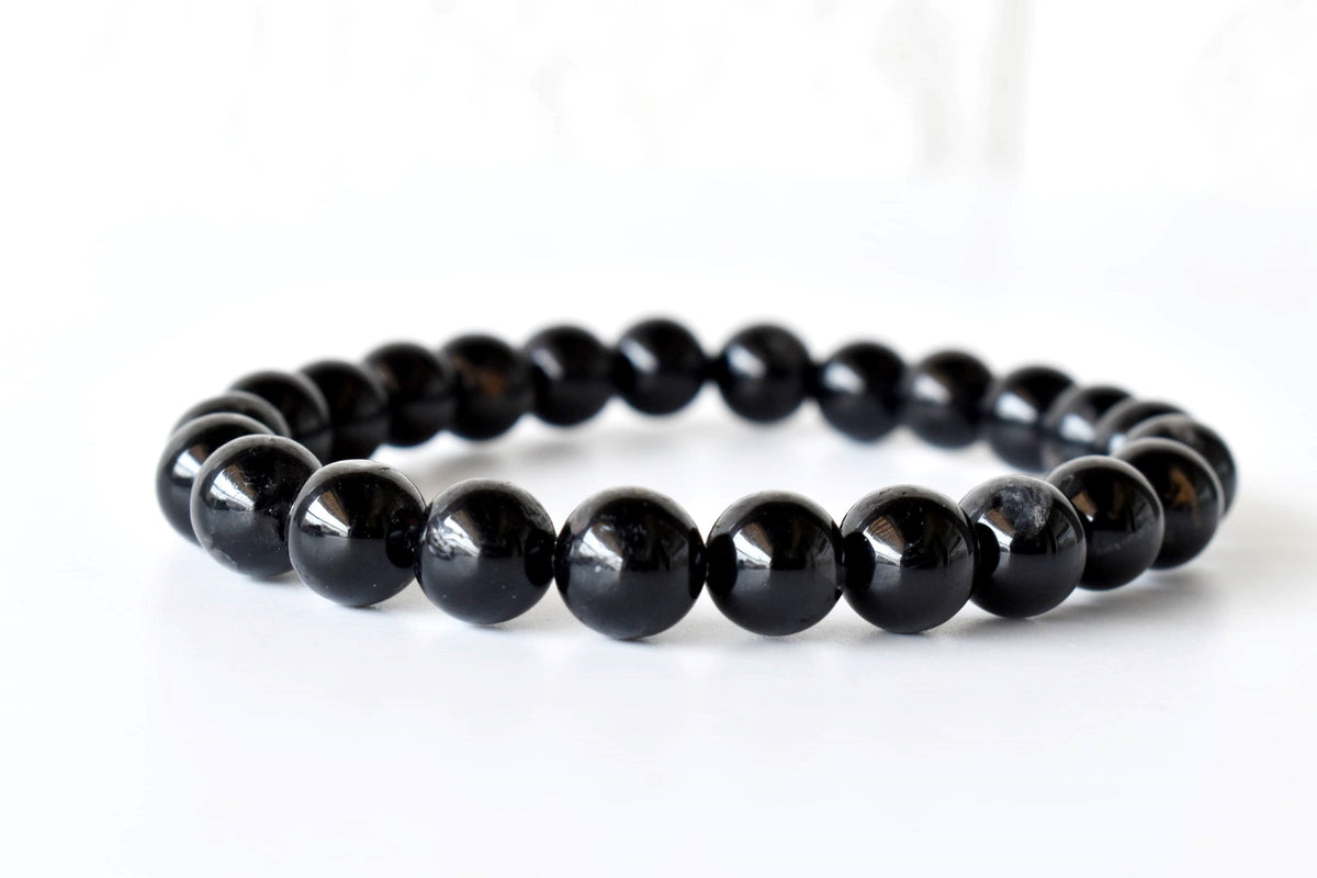 Black Tourmaline Bracelet(Resolution and Strength)  DestGlow
