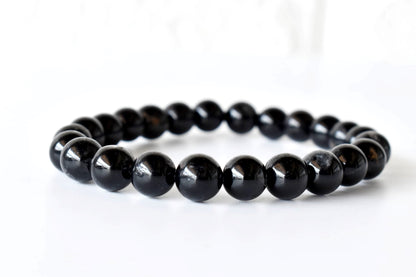 Black Tourmaline Bracelet(Resolution and Strength)  DestGlow