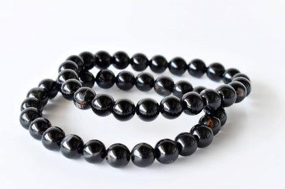 Black Tourmaline Bracelet(Resolution and Strength)  DestGlow