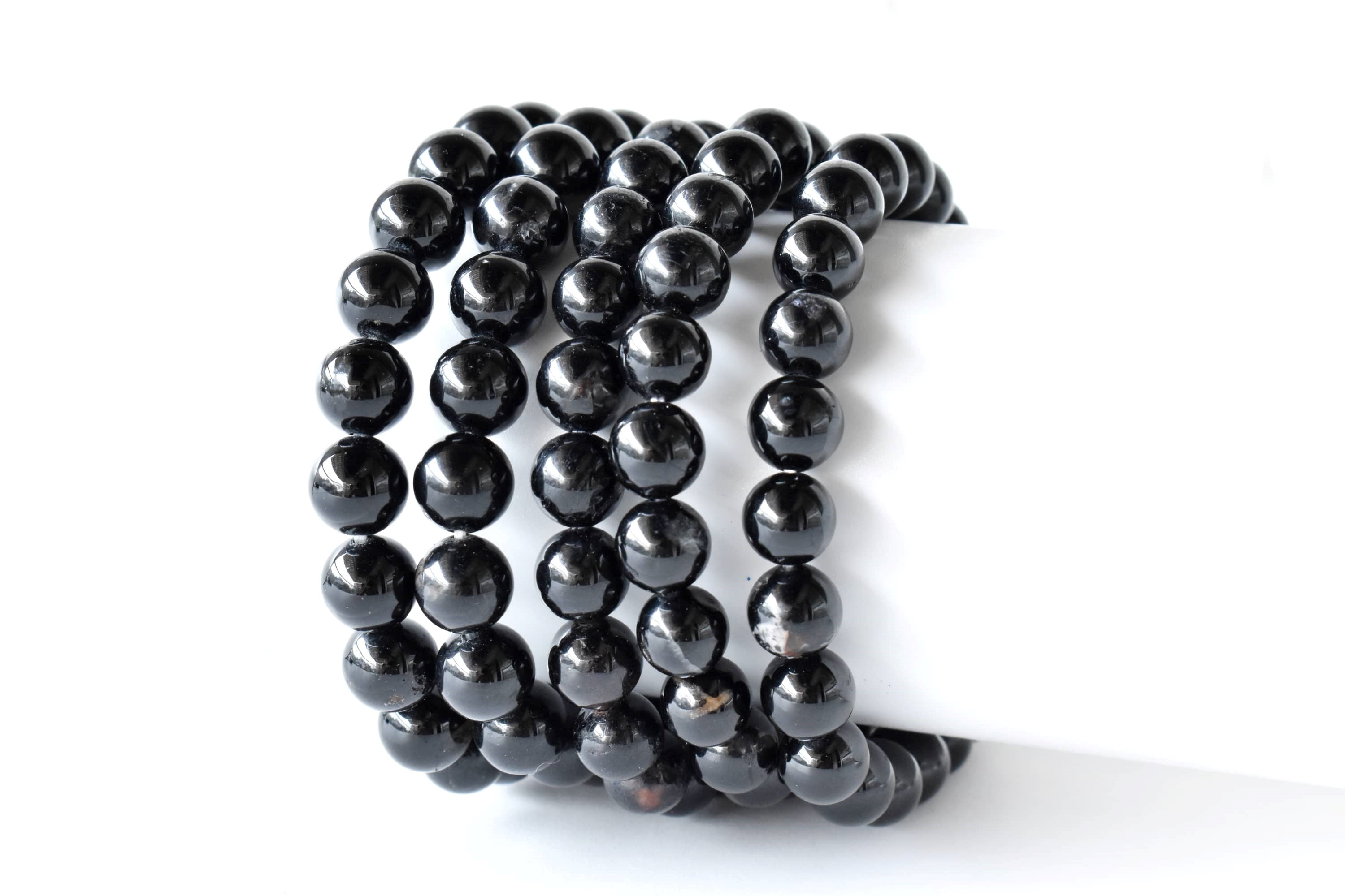 Black Tourmaline Bracelet(Resolution and Strength)  DestGlow