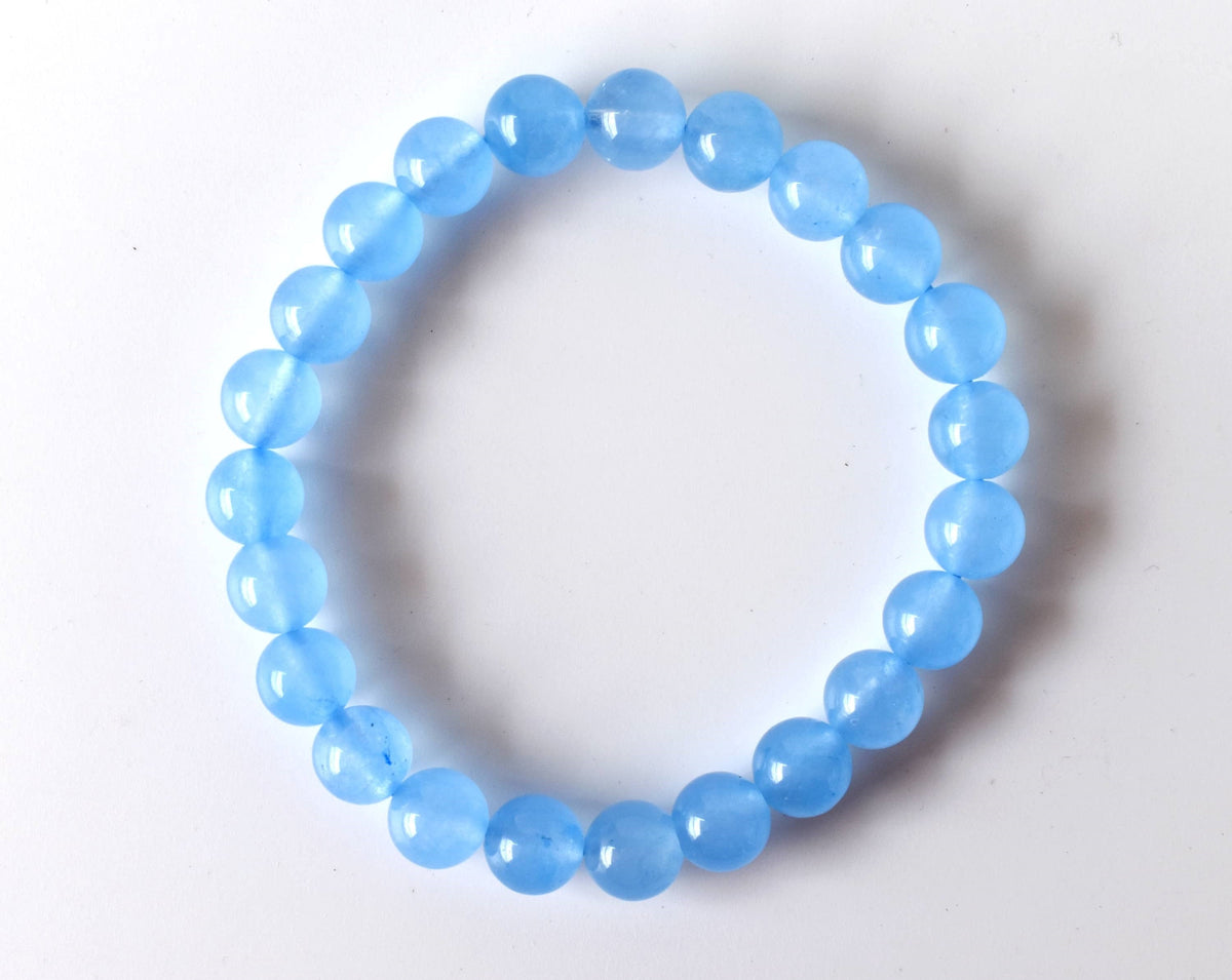 Chalcedony Bracelet (Communication and Peace Of Mind )  DestGlow