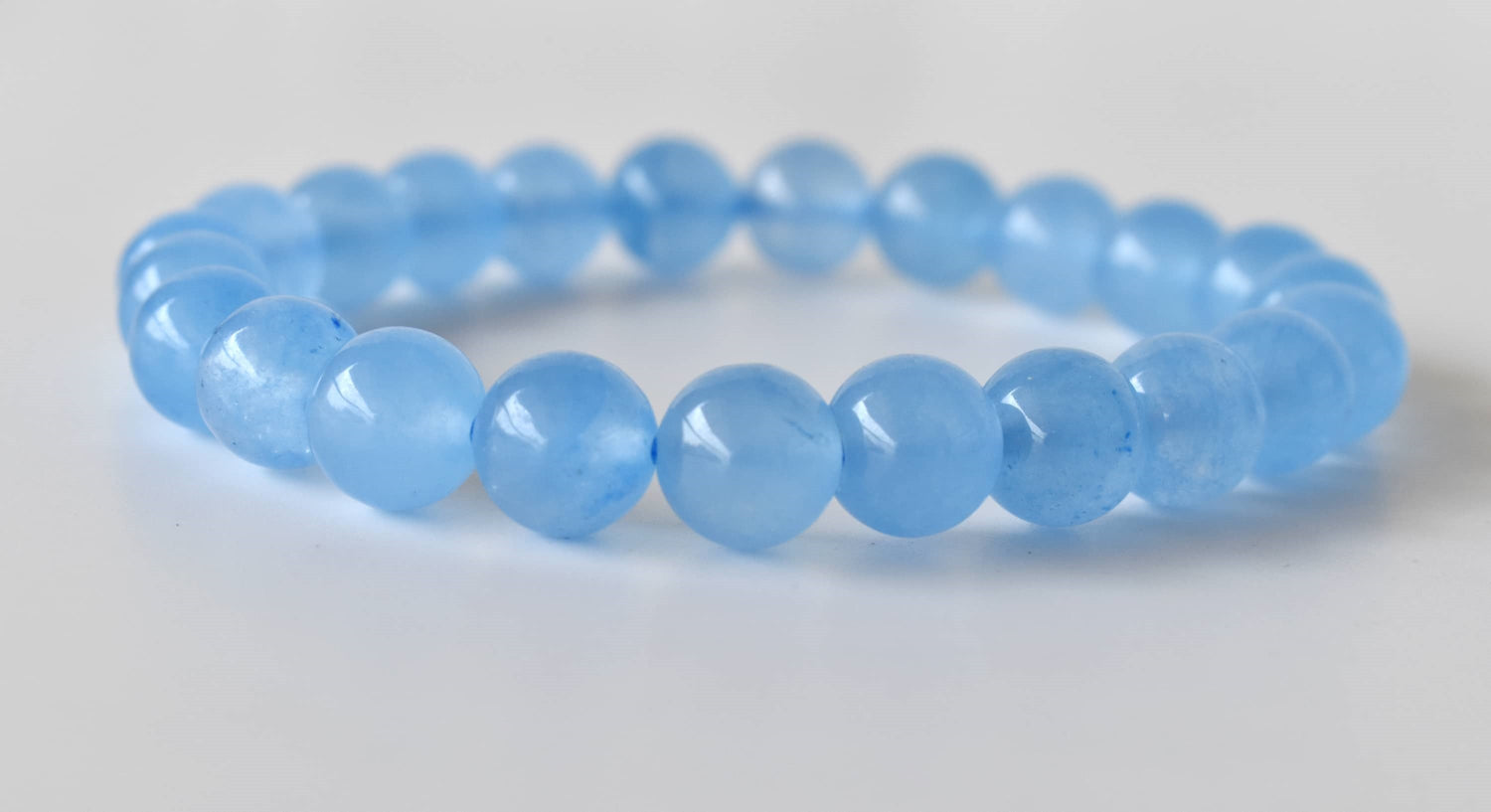 Chalcedony Bracelet (Communication and Peace Of Mind )  DestGlow