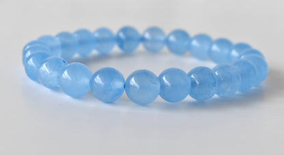 Chalcedony Bracelet (Communication and Peace Of Mind )  DestGlow