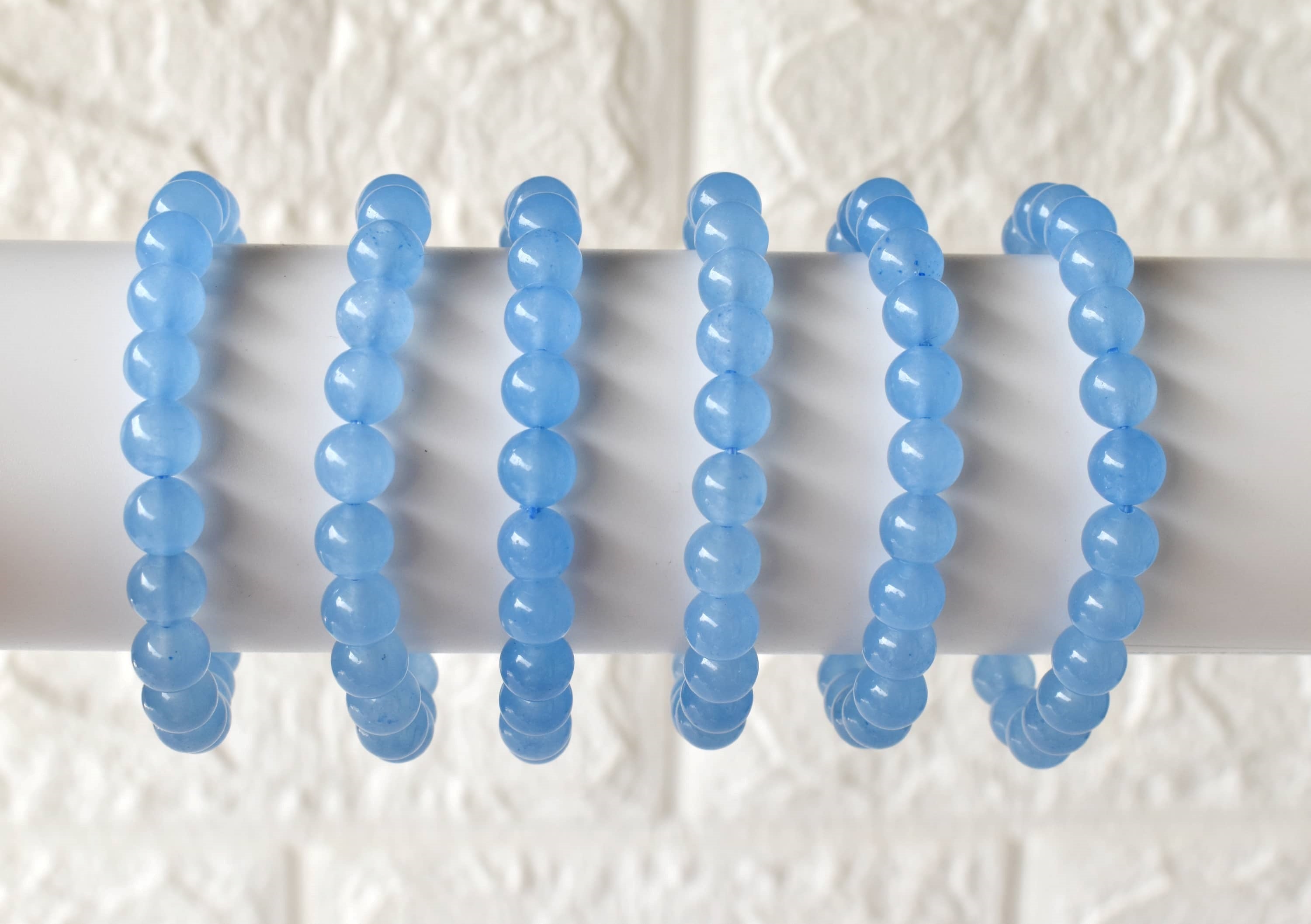 Chalcedony Bracelet (Communication and Peace Of Mind )  DestGlow