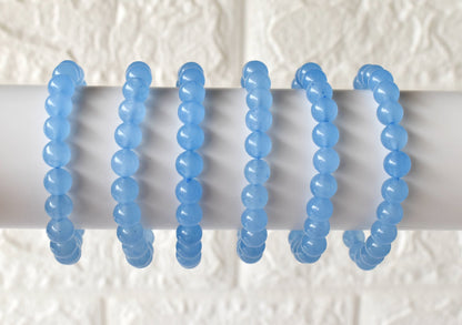 Chalcedony Bracelet (Communication and Peace Of Mind )  DestGlow