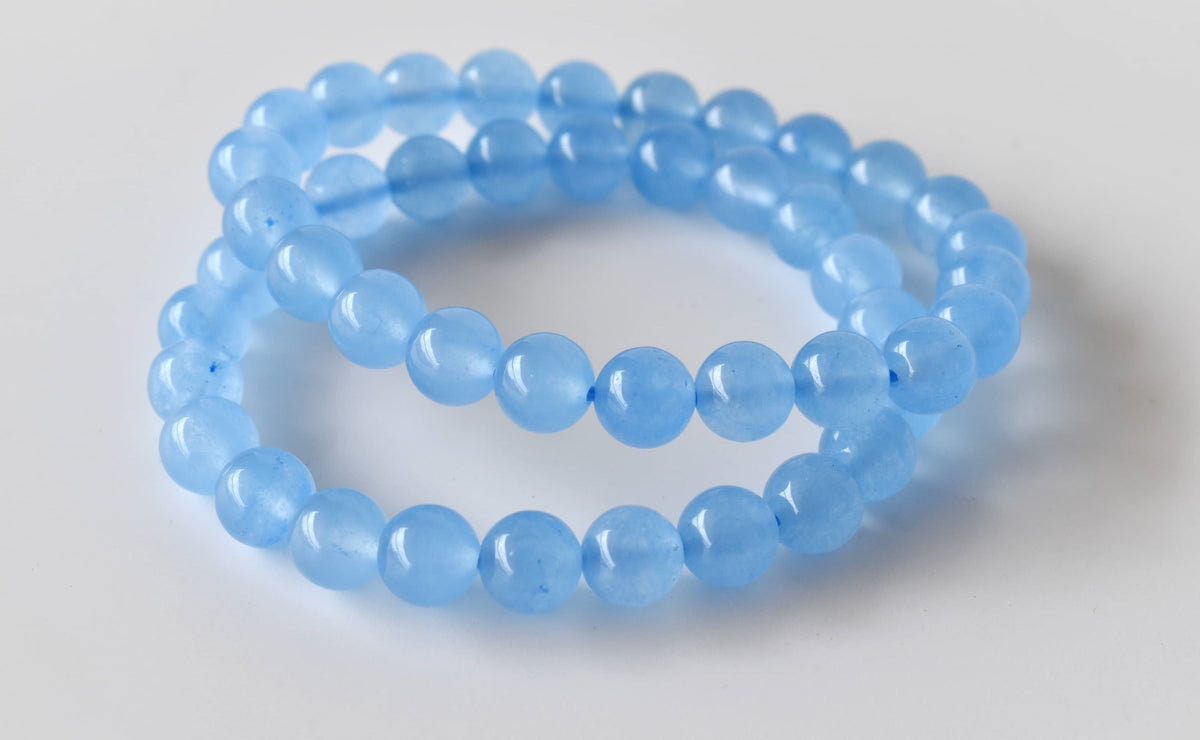 Chalcedony Bracelet (Communication and Peace Of Mind )  DestGlow