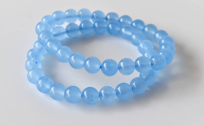 Chalcedony Bracelet (Communication and Peace Of Mind )  DestGlow