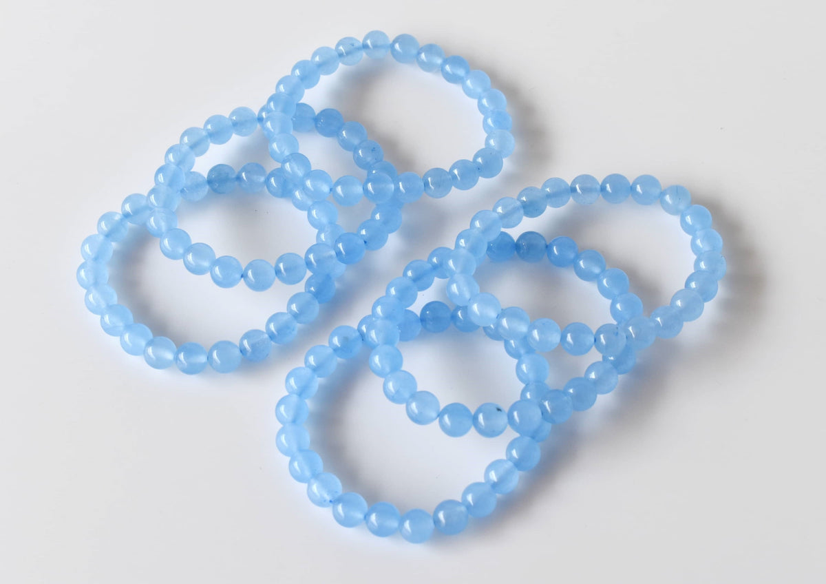 Chalcedony Bracelet (Communication and Peace Of Mind )  DestGlow