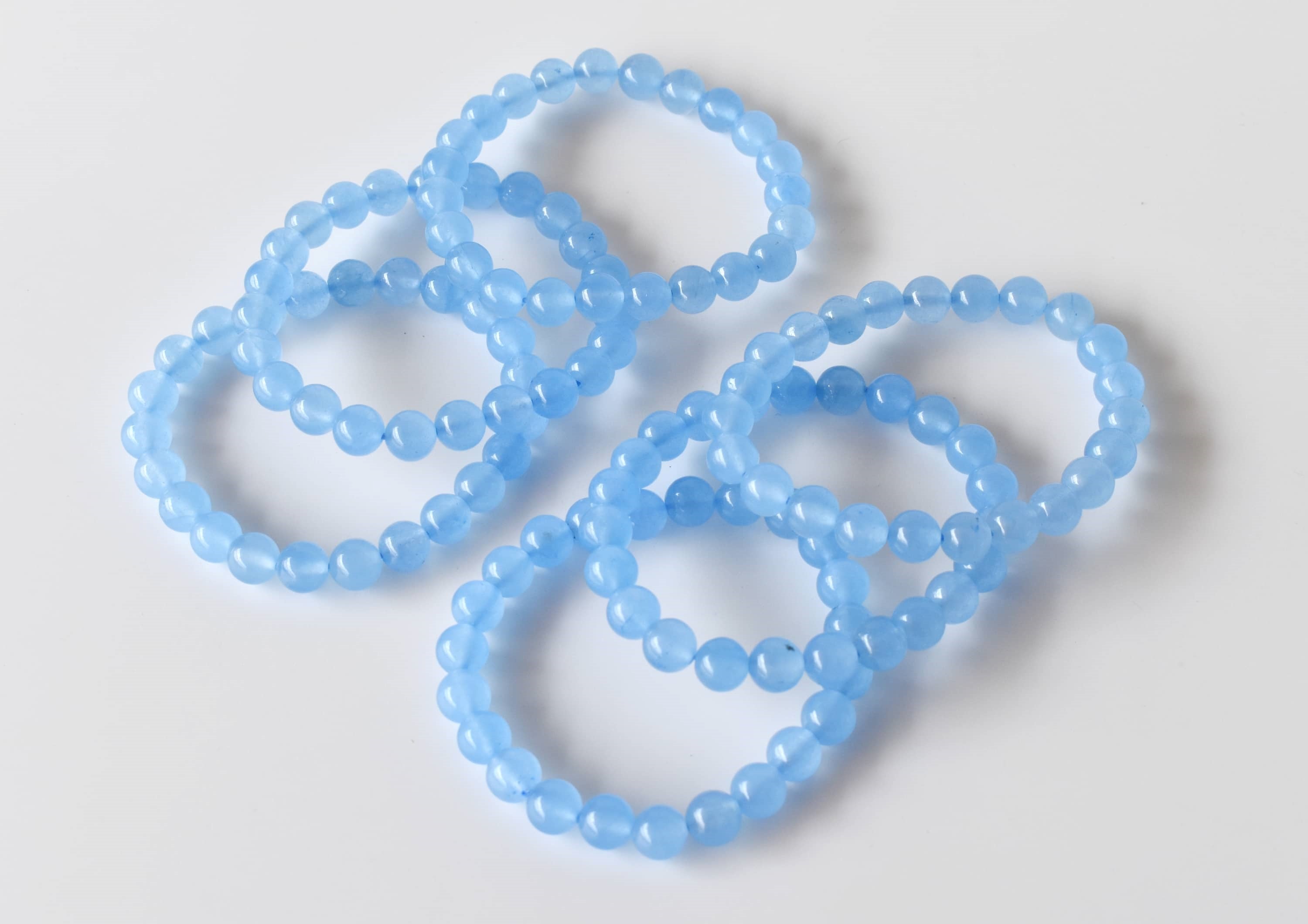 Chalcedony Bracelet (Communication and Peace Of Mind )  DestGlow