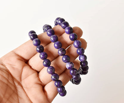 Charoite Bracelet (Self-Discipline and Stress Relief)  DestGlow