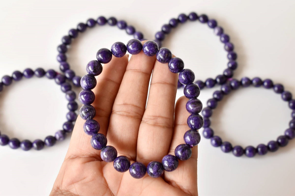 Charoite Bracelet (Self-Discipline and Stress Relief)  DestGlow