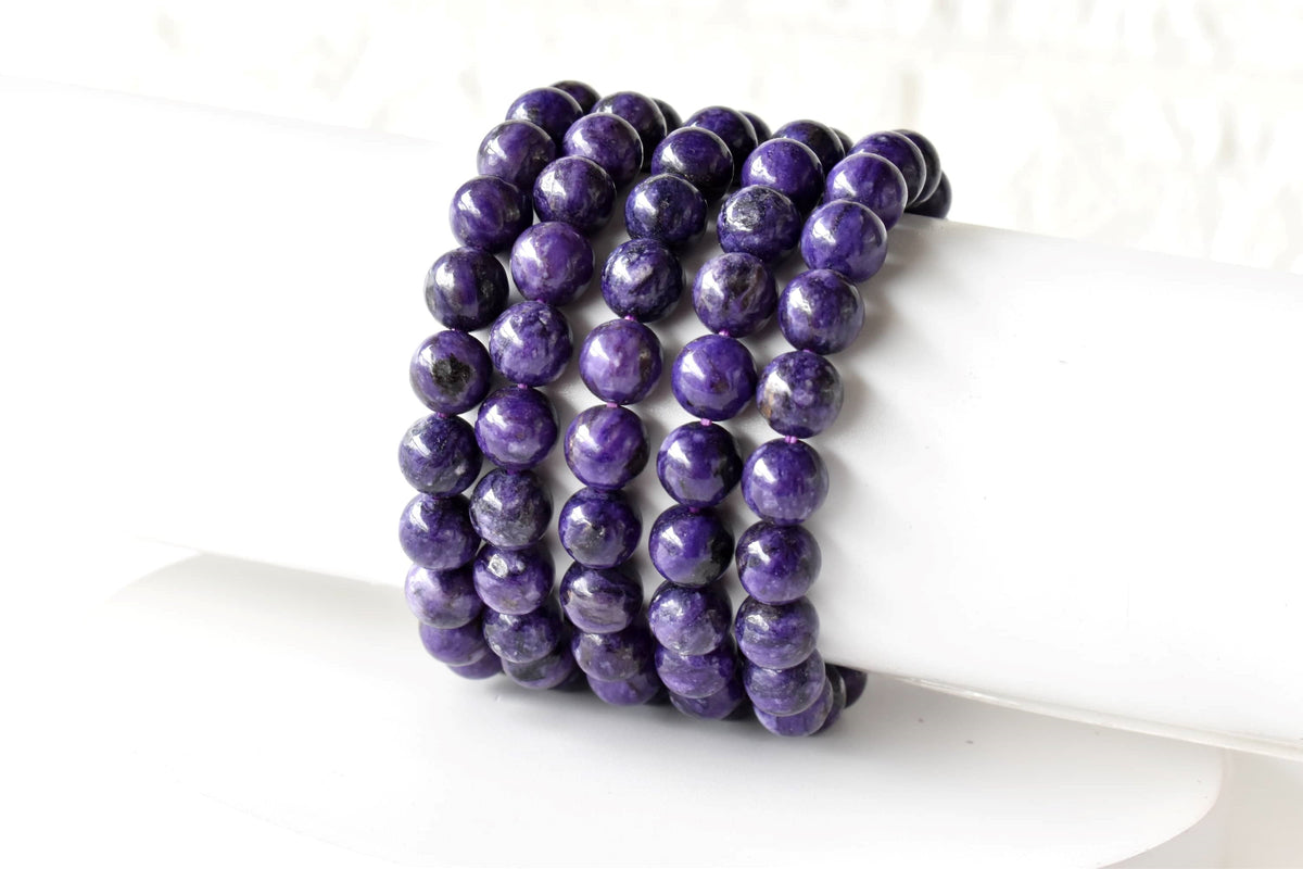 Charoite Bracelet (Self-Discipline and Stress Relief)  DestGlow