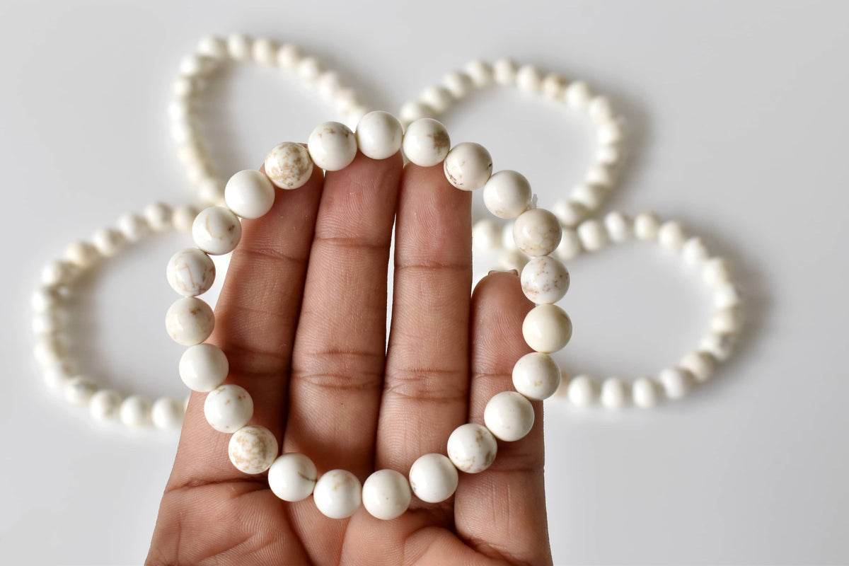 Copper Howlite Bracelet (Communication and Calming)  DestGlow