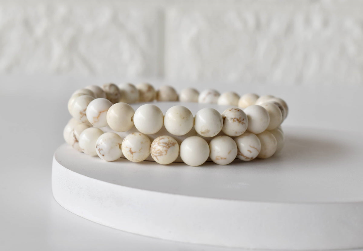Copper Howlite Bracelet (Communication and Calming)  DestGlow