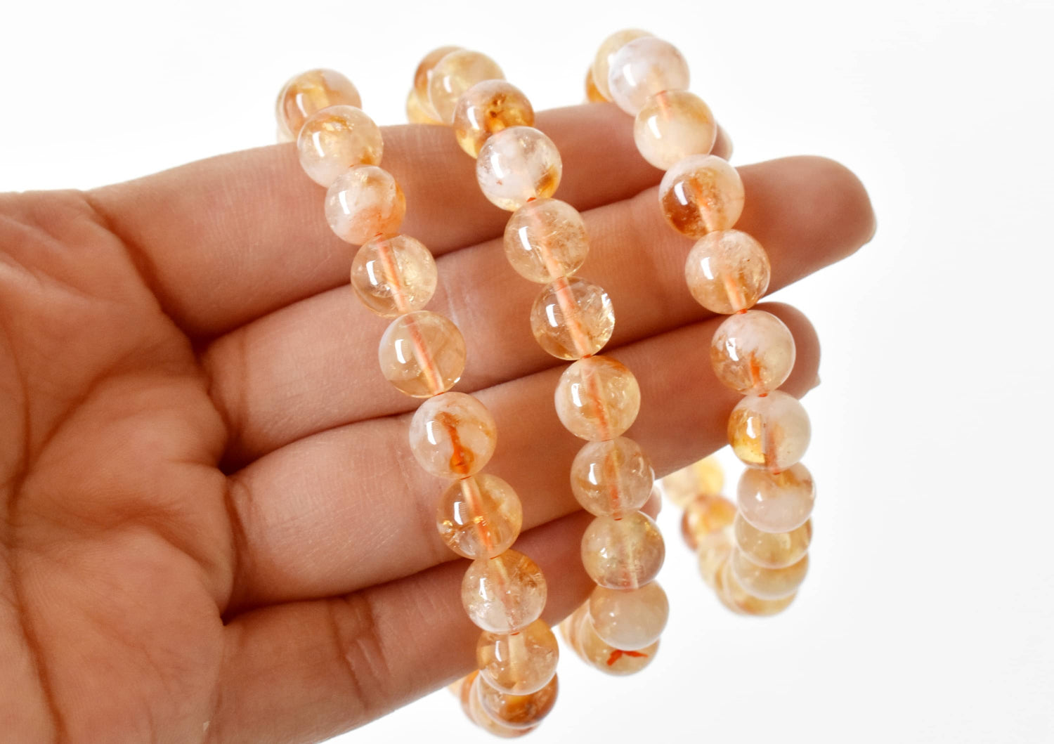 Natural Citrine Bracelet(Luck And Good Fortune).  DestGlow