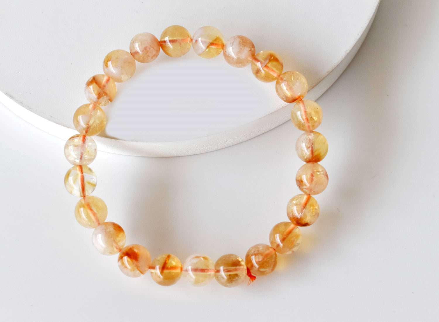 Natural Citrine Bracelet(Luck And Good Fortune).  DestGlow