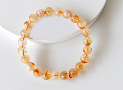 Natural Citrine Bracelet(Luck And Good Fortune).  DestGlow
