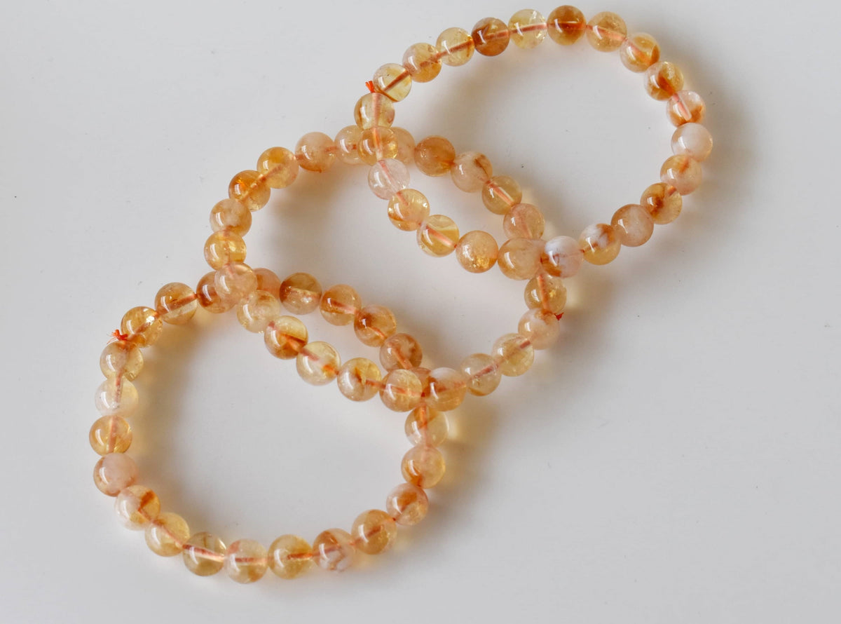 Natural Citrine Bracelet(Luck And Good Fortune).  DestGlow