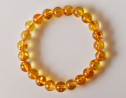 Heated Citrine Bracelet (Protection and Anxiety Relief)  DestGlow