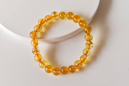 Heated Citrine Bracelet (Protection and Anxiety Relief)  DestGlow