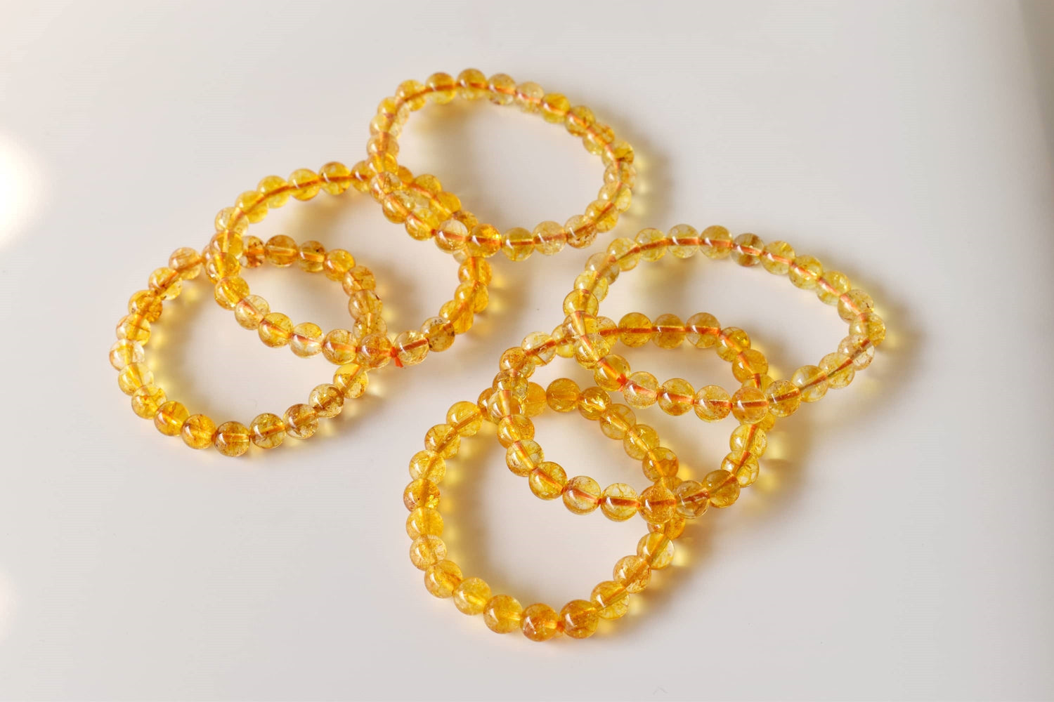 Heated Citrine Bracelet (Protection and Anxiety Relief)  DestGlow
