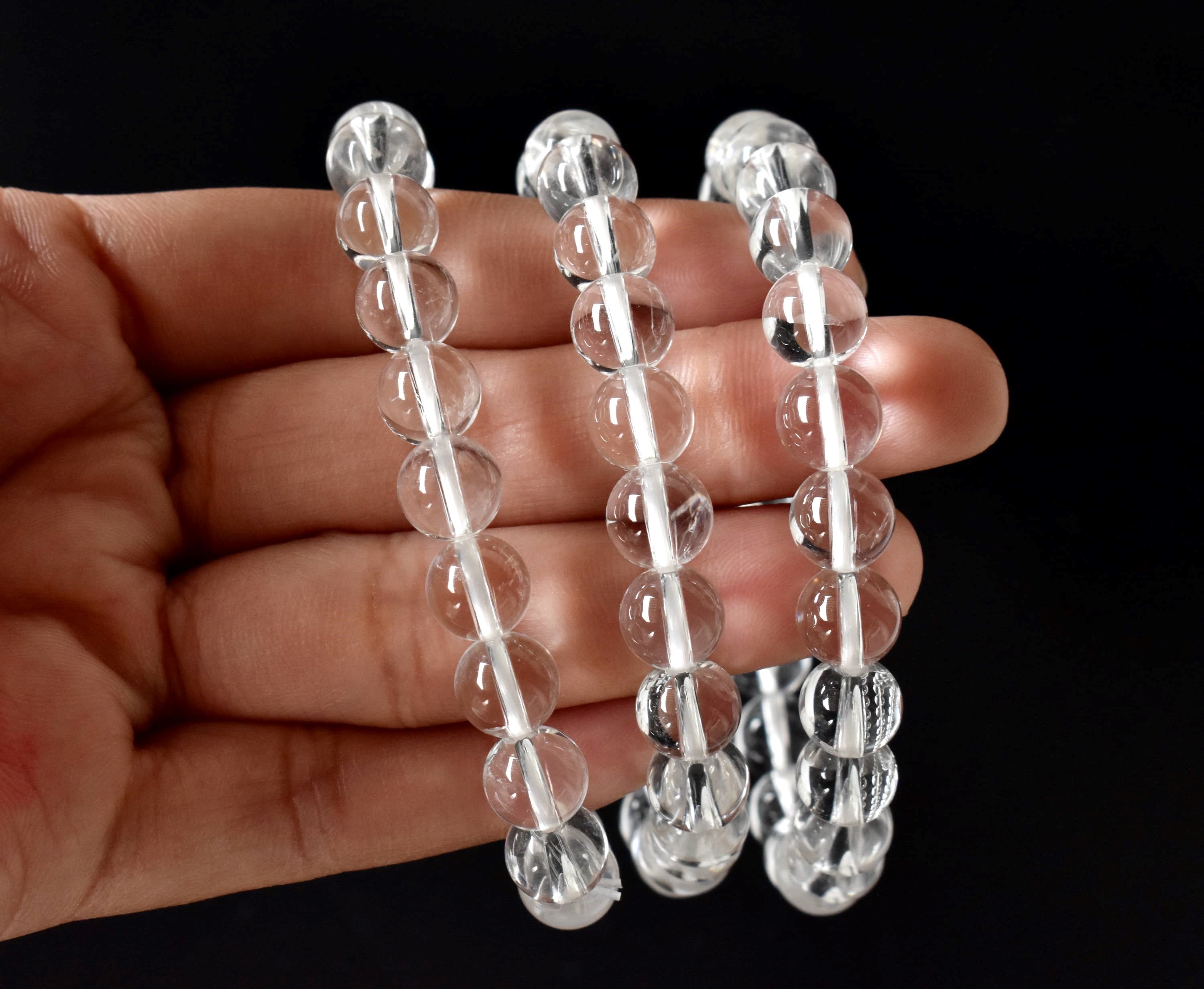 Crystal Quartz Bracelet(Enhancing and Manifesting).  DestGlow