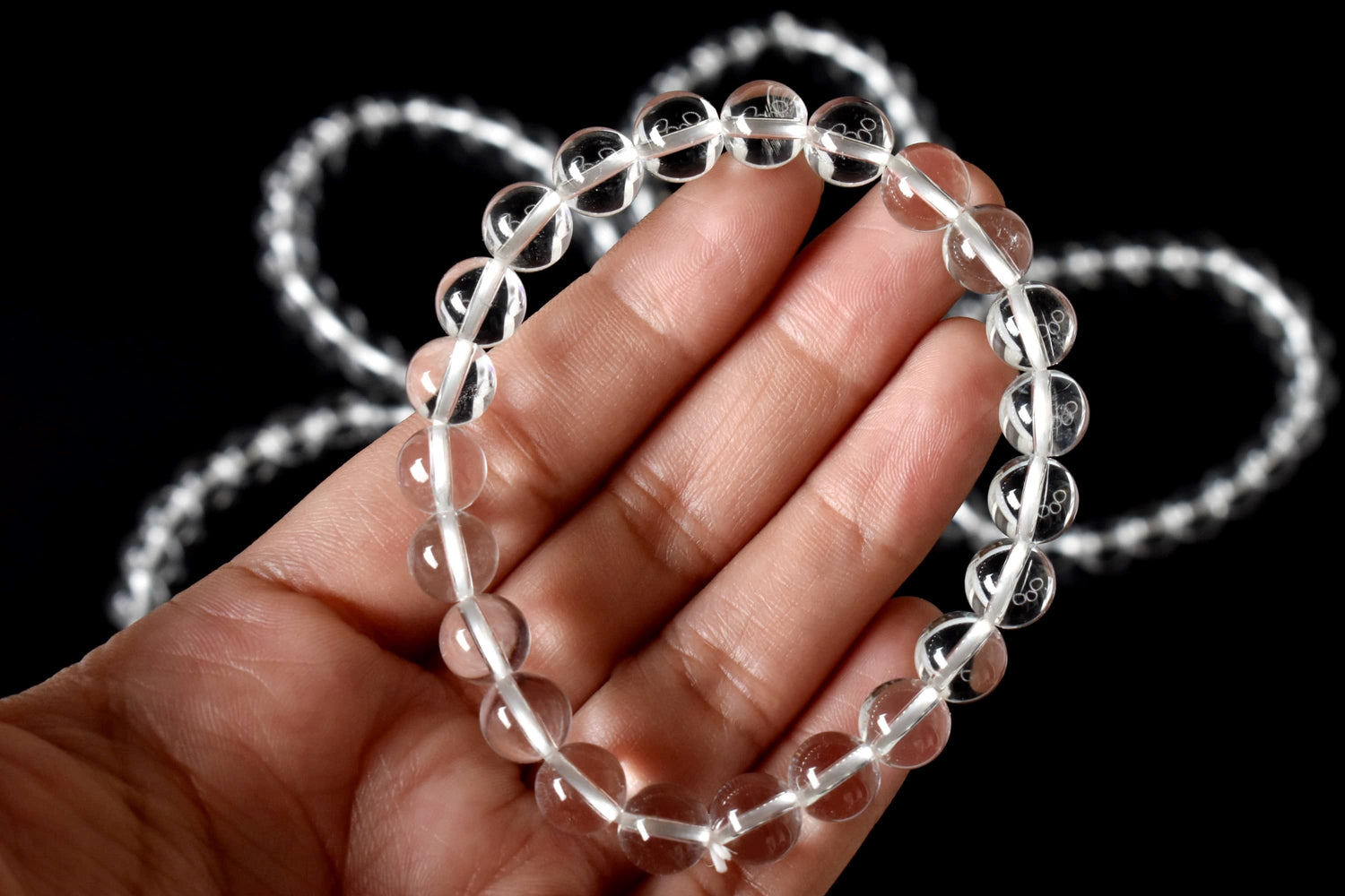 Crystal Quartz Bracelet(Enhancing and Manifesting).  DestGlow