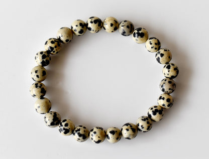 Dalmatian Jasper Bracelet(Altruism and Past Life Recall)  DestGlow