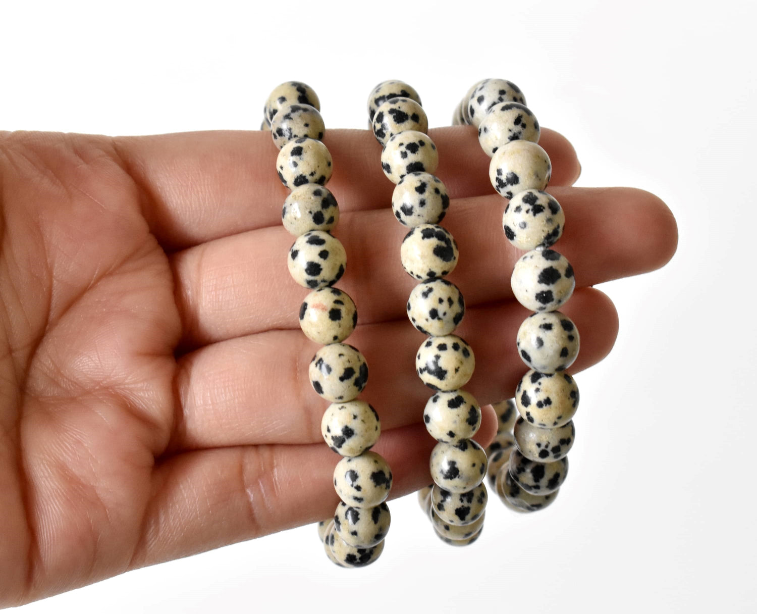 Dalmatian Jasper Bracelet(Altruism and Past Life Recall)  DestGlow