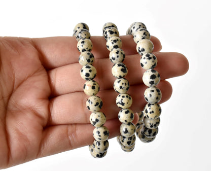 Dalmatian Jasper Bracelet(Altruism and Past Life Recall)  DestGlow