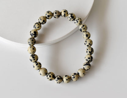 Dalmatian Jasper Bracelet(Altruism and Past Life Recall)  DestGlow