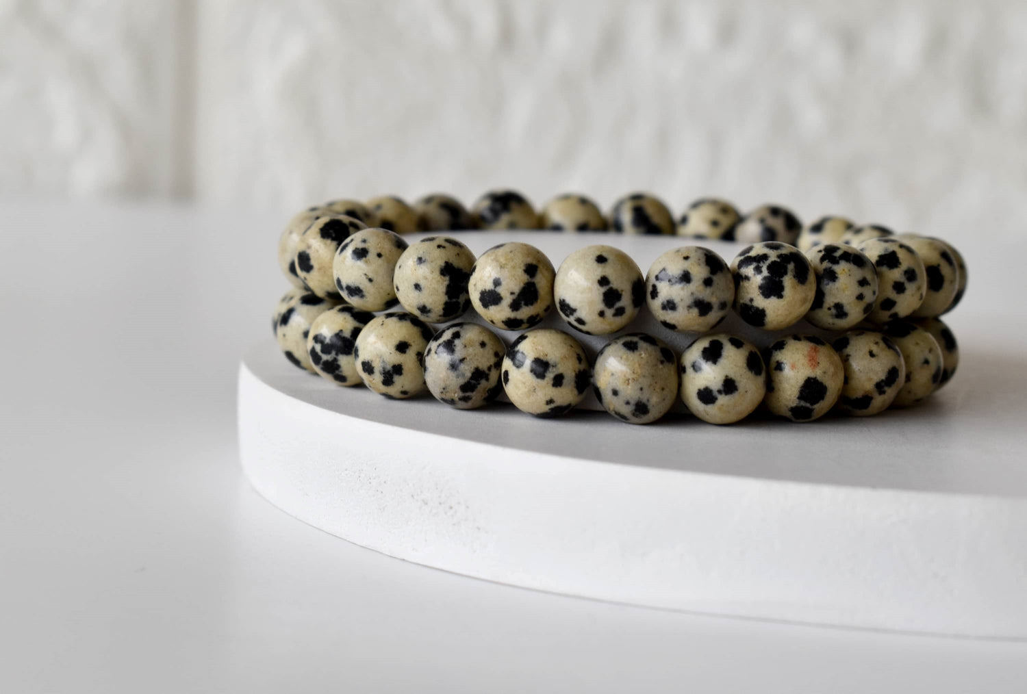 Dalmatian Jasper Bracelet(Altruism and Past Life Recall)  DestGlow