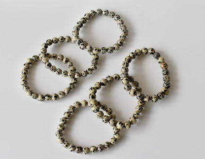 Dalmatian Jasper Bracelet(Altruism and Past Life Recall)  DestGlow