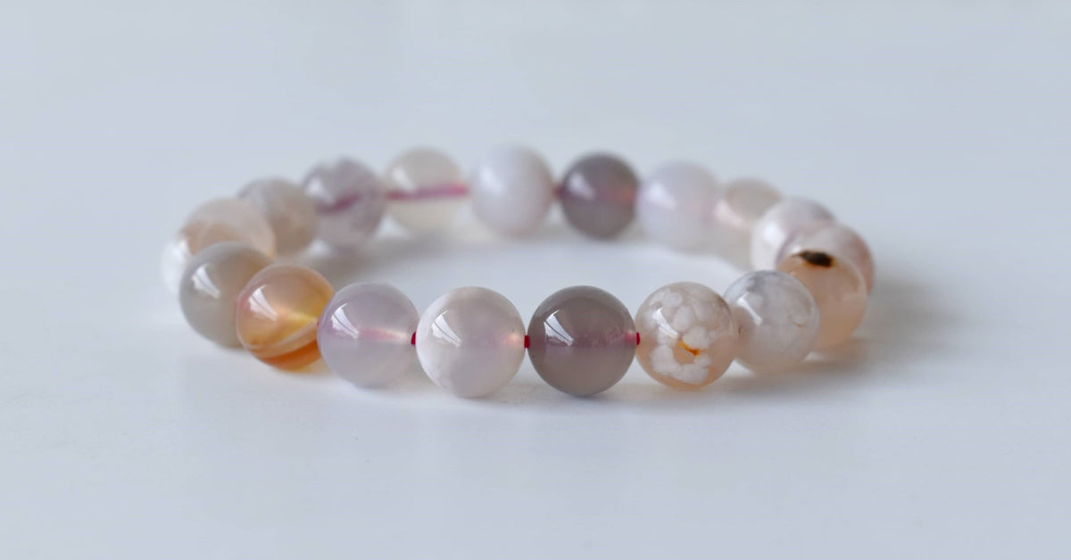 Flower Carnelian Crystal Bracelet  DestGlow