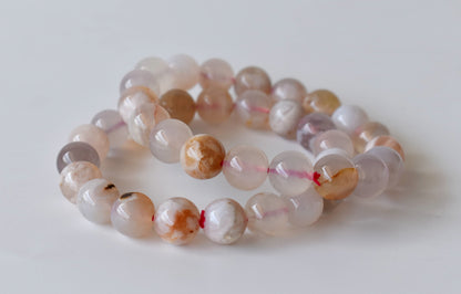 Flower Carnelian Crystal Bracelet