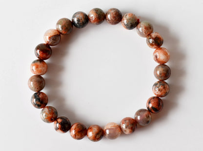 Fire Agate Bracelet(Prosperity and Spiritual Growth)  DestGlow