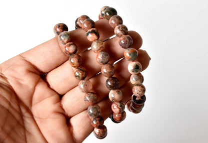 Fire Agate Bracelet(Prosperity and Spiritual Growth)  DestGlow