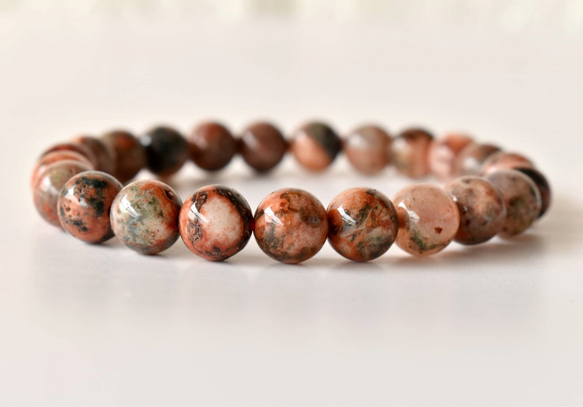 Fire Agate Bracelet(Prosperity and Spiritual Growth)  DestGlow
